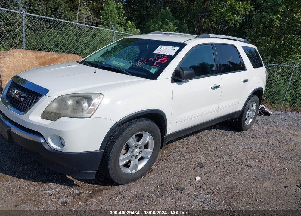 2012 GMC ACADIA SLE VIN: 1GKKRPED3CJ188020