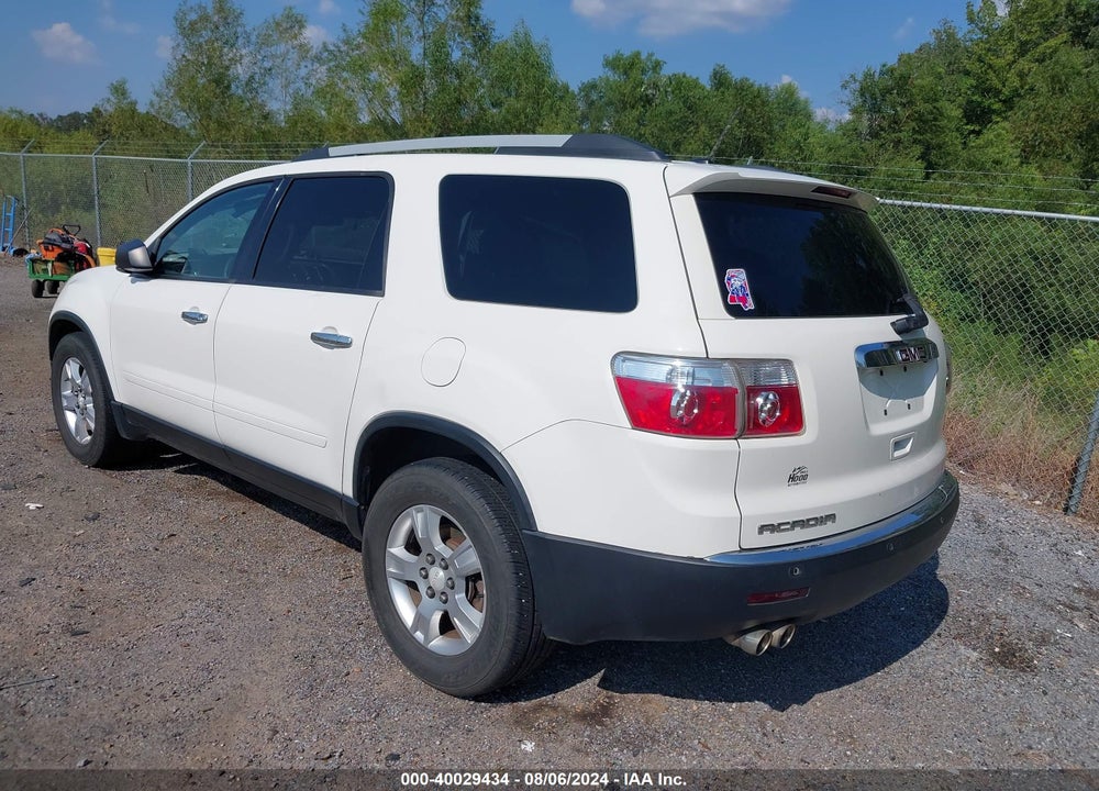 2012 GMC ACADIA SLE VIN: 1GKKRPED3CJ188020
