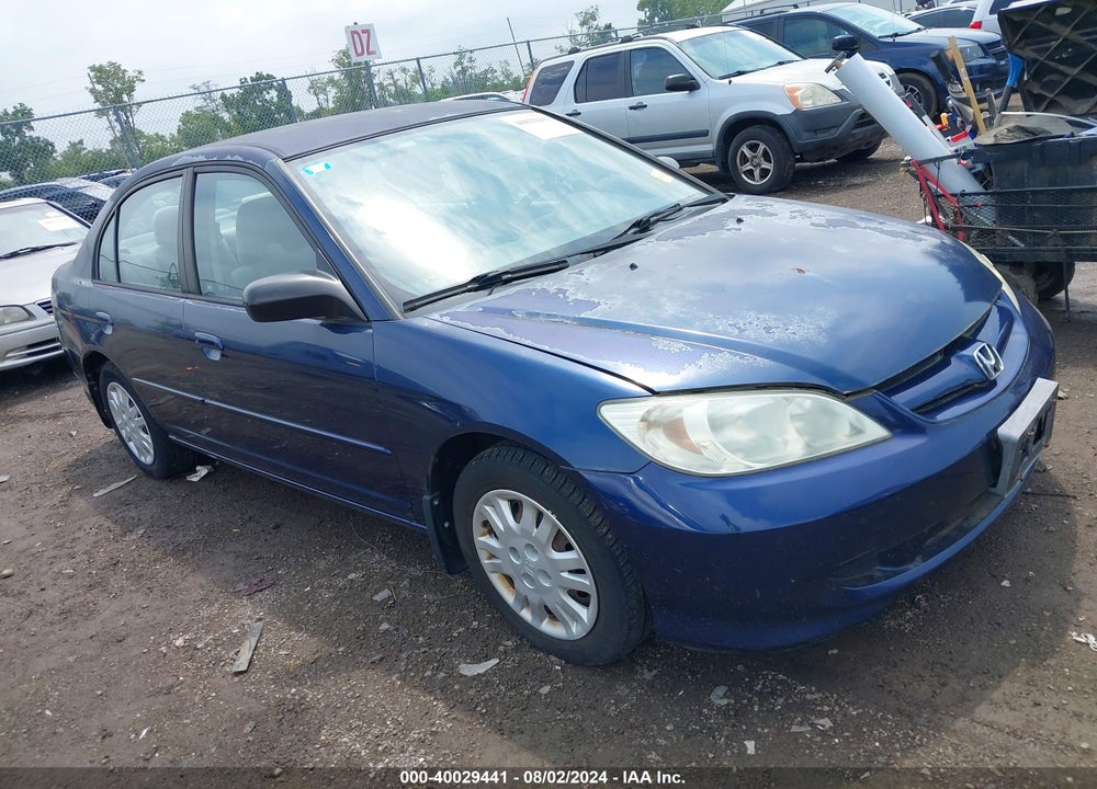 2005 HONDA CIVIC LX VIN: 2HGES16535H577800