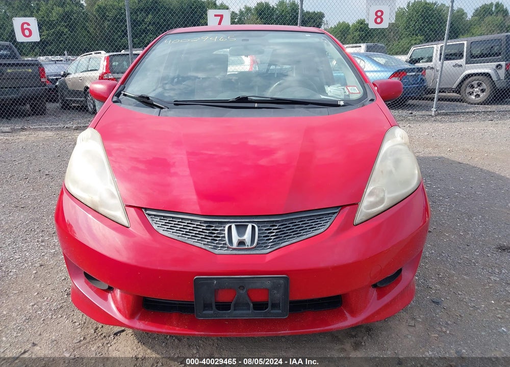 2011 HONDA FIT SPORT VIN: JHMGE8H51BC010468