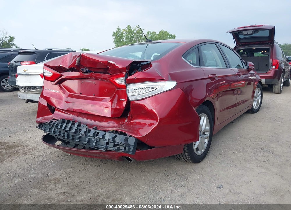 2015 FORD FUSION SE VIN: 1FA6P0H7XF5108652