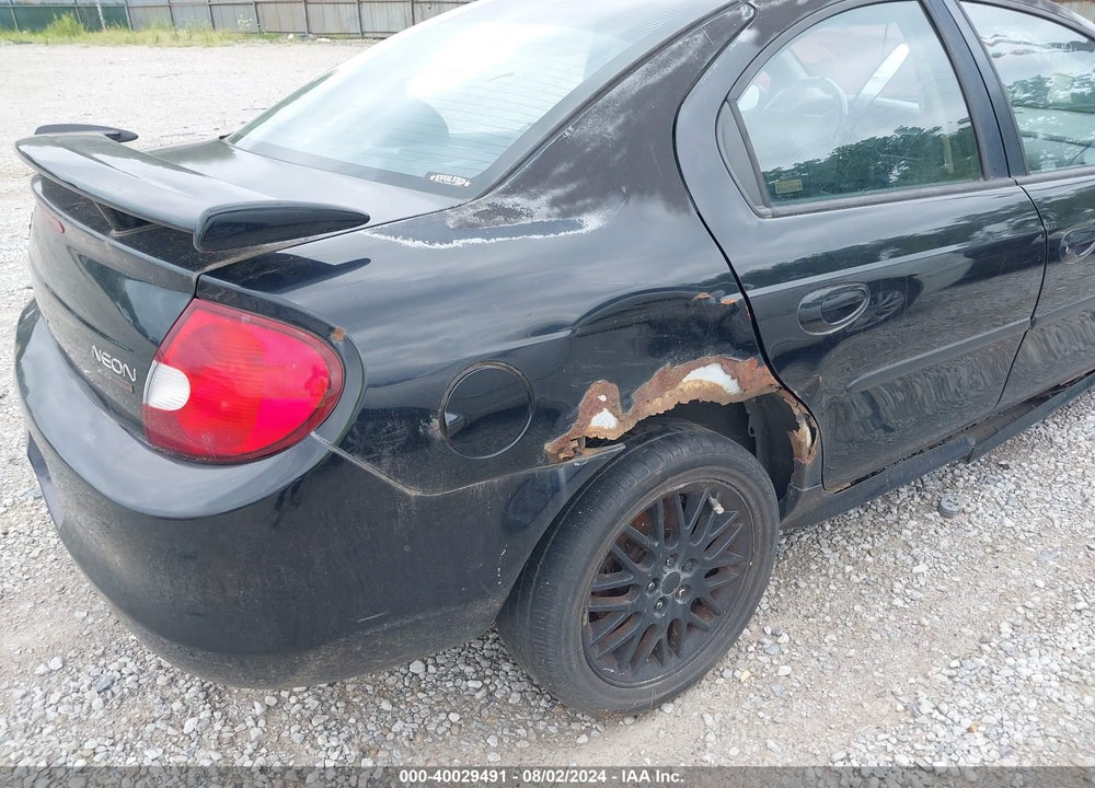 2001 DODGE NEON SE VIN: 1B3AS46F01D226164