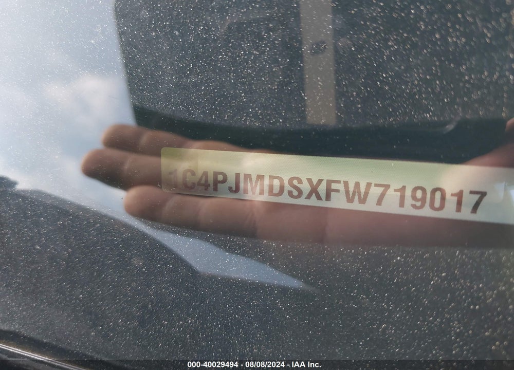 2015 JEEP CHEROKEE VIN: 1C4PJMDSXFW719017