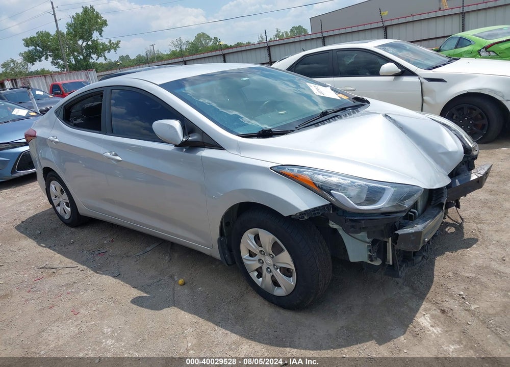 2016 HYUNDAI ELANTRA SE VIN: KMHDH4AE3GU517223