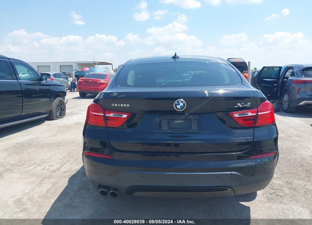 2017 BMW X4 XDRIVE28I VIN: 5UXXW3C55H0T78377