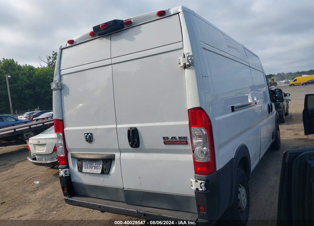 2020 RAM PROMASTER 2500 HIGH ROOF 159 WB VIN: 3C6TRVDG9LE128327