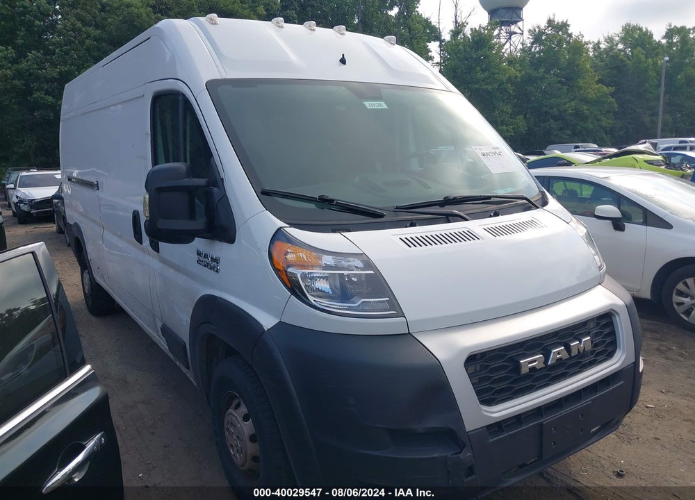 2020 RAM PROMASTER 2500 HIGH ROOF 159 WB VIN: 3C6TRVDG9LE128327