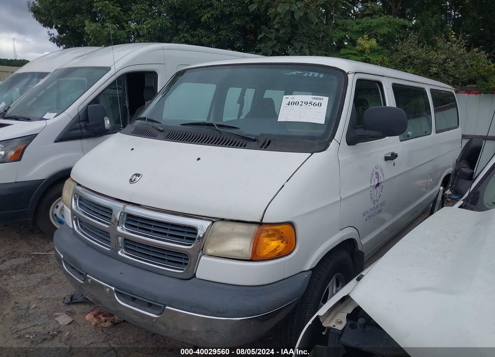2000 DODGE RAM WAGON 2500 VIN: 2B5WB25Y4YK178656