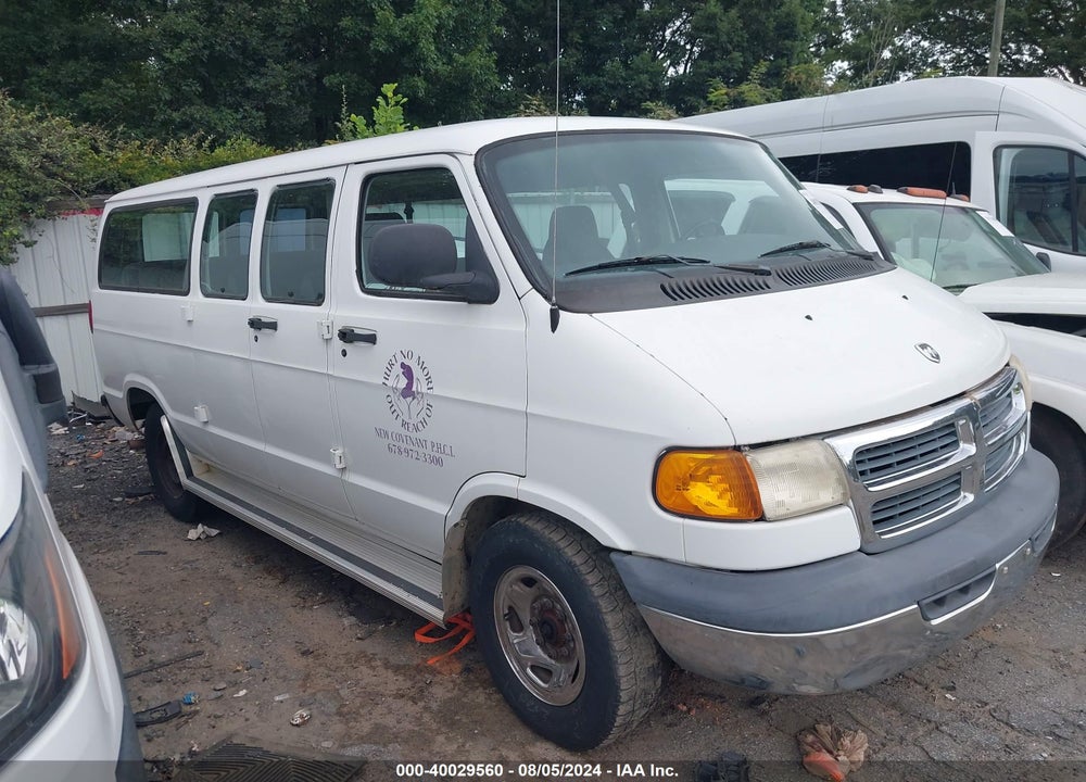 2000 DODGE RAM WAGON 2500 VIN: 2B5WB25Y4YK178656