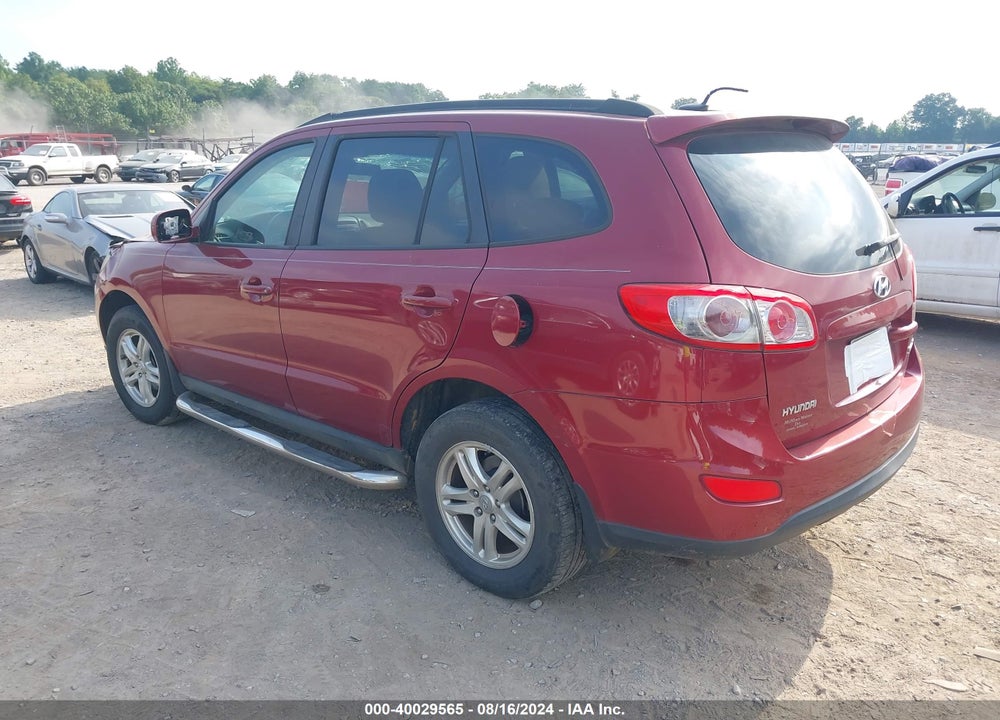 2011 HYUNDAI SANTA FE GLS VIN: 5XYZG3AB6BG077618