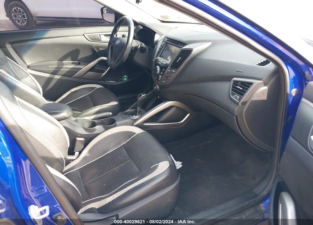 2014 HYUNDAI VELOSTER TURBO W/BLACK VIN: KMHTC6AE3EU206541