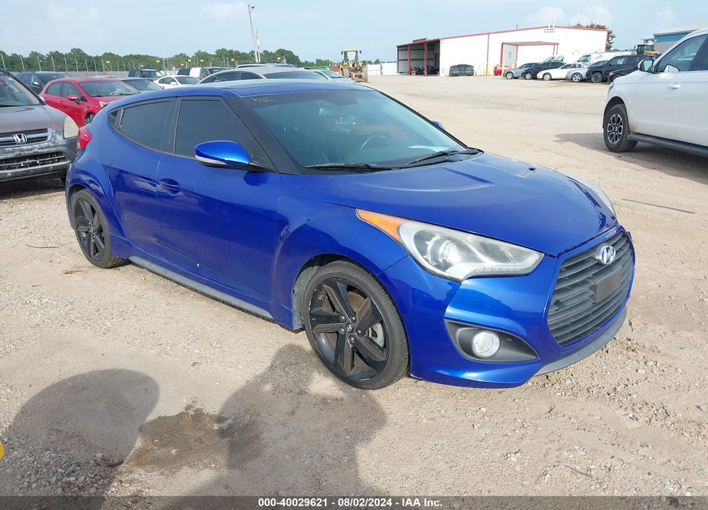 2014 HYUNDAI VELOSTER TURBO W/BLACK VIN: KMHTC6AE3EU206541