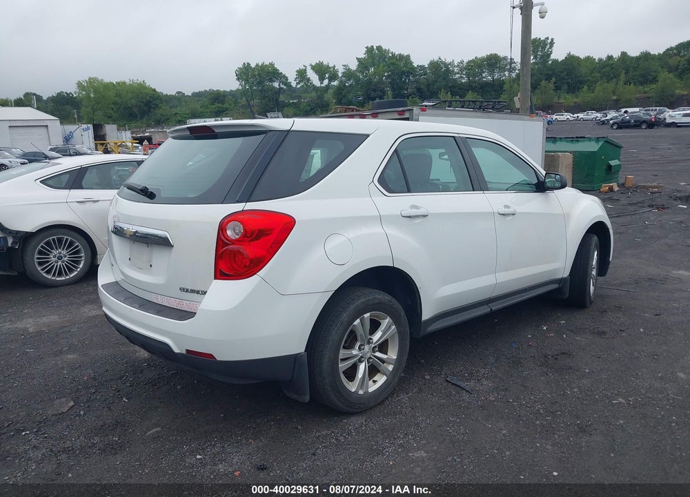 2013 CHEVROLET EQUINOX LS VIN: 2GNFLCEK4D6146001