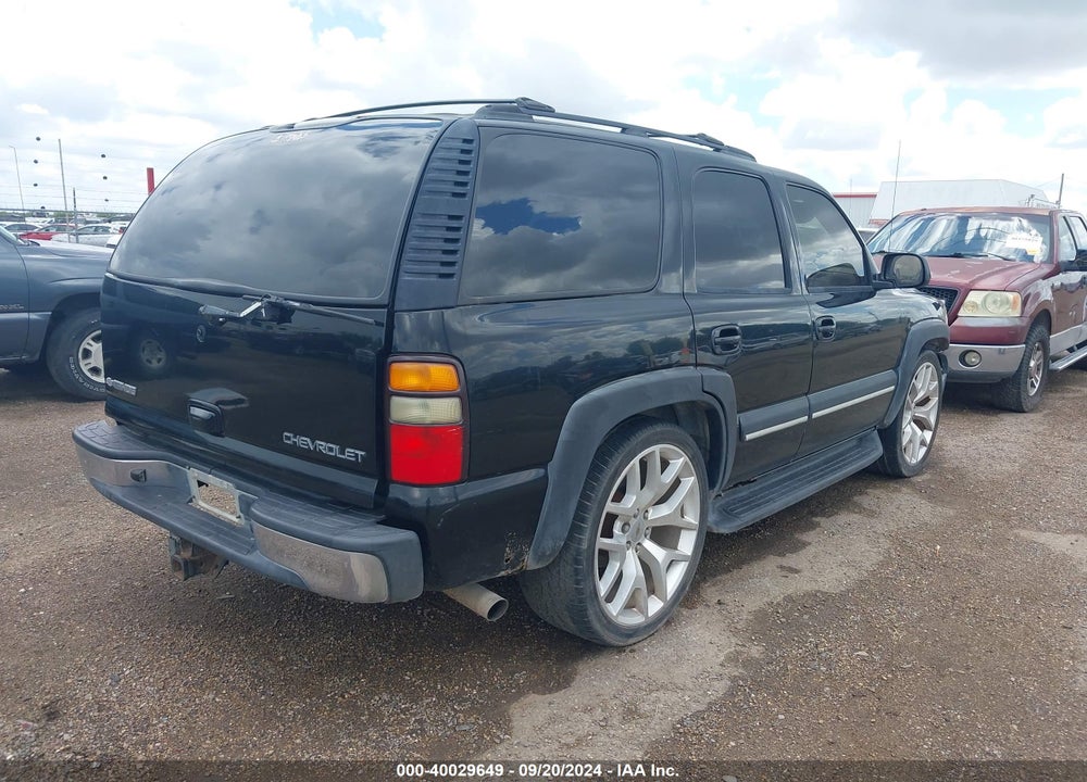 2004 CHEVROLET TAHOE C1500 VIN: 1GNEC13Z24R116631