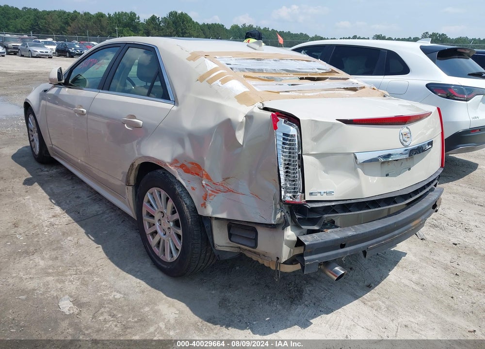 2011 CADILLAC CTS VIN: 1G6DE5EY7B0129390