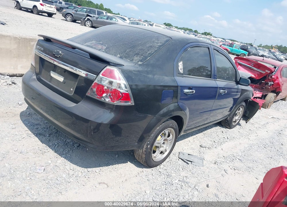 2007 CHEVROLET AVEO LS VIN: KL1TD566X7B092606