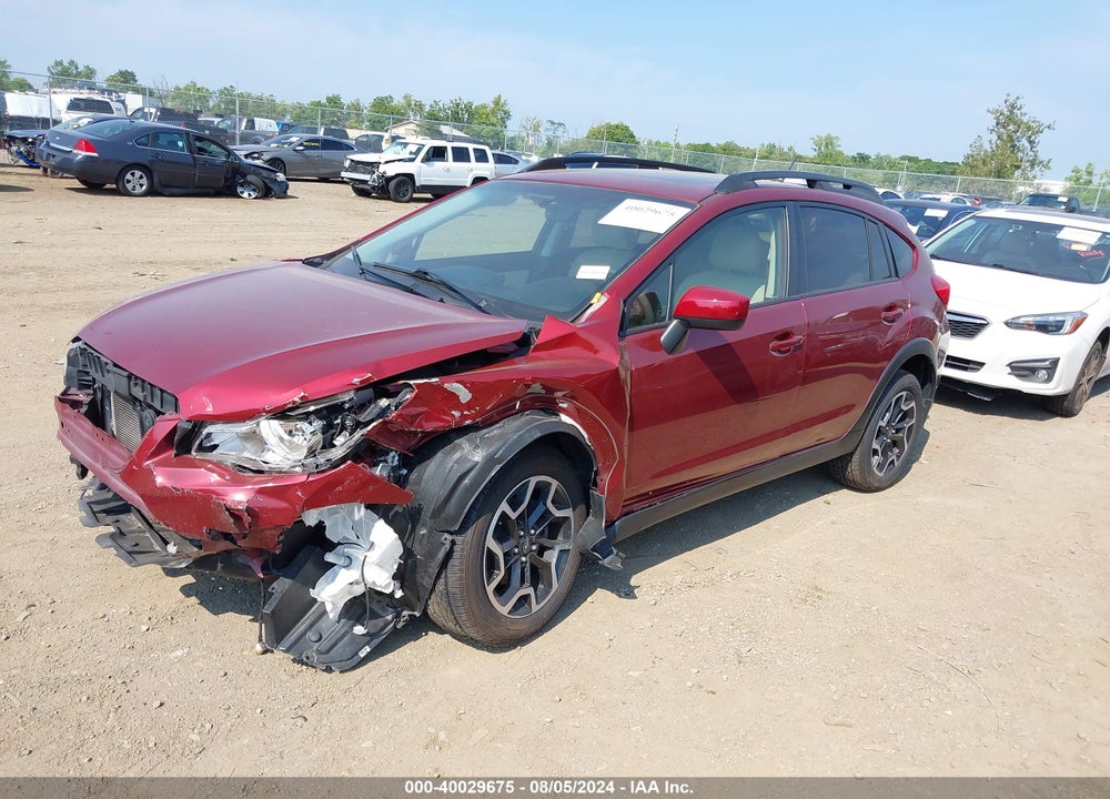 2017 SUBARU CROSSTREK 2.0I PREMIUM VIN: JF2GPABC7HH251913
