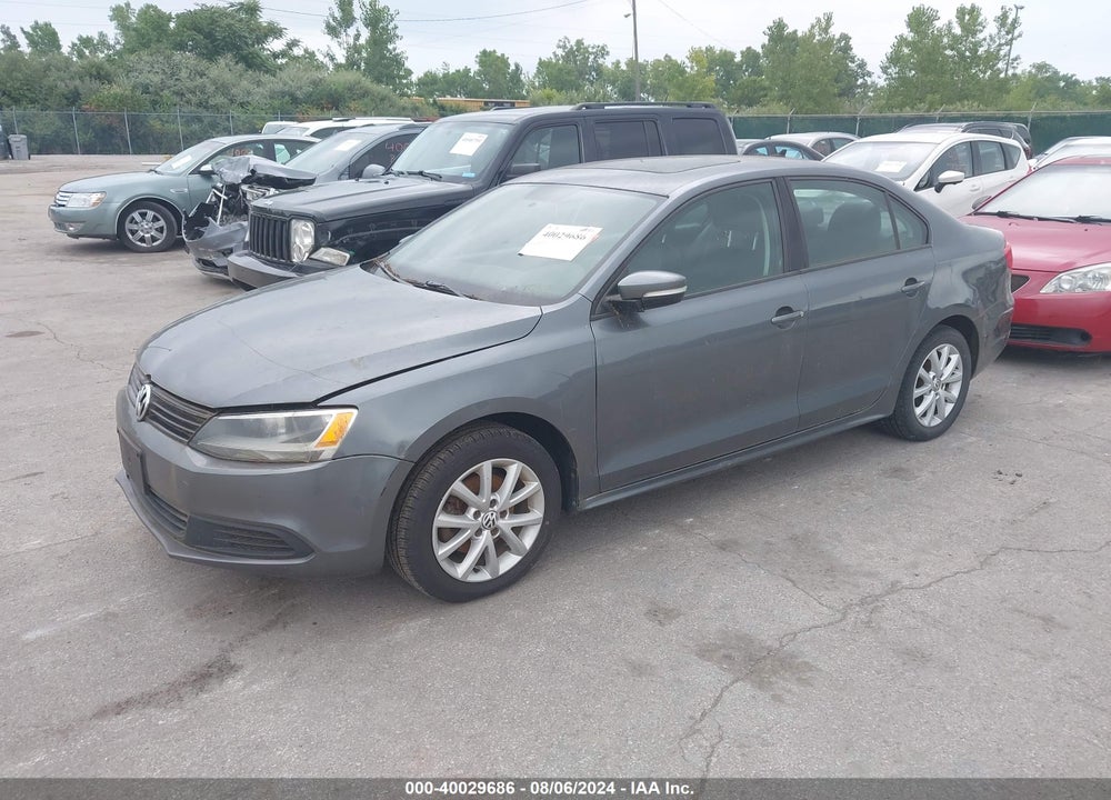 2011 VOLKSWAGEN JETTA 2.5L SE VIN: 3VWDZ7AJ6BM041513
