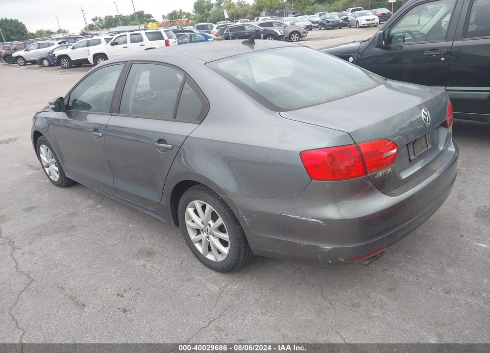 2011 VOLKSWAGEN JETTA 2.5L SE VIN: 3VWDZ7AJ6BM041513