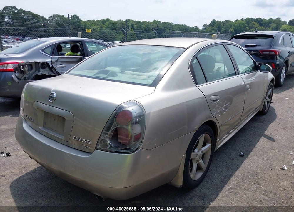 2005 NISSAN ALTIMA 3.5 SE VIN: 1N4BL11D65C344077