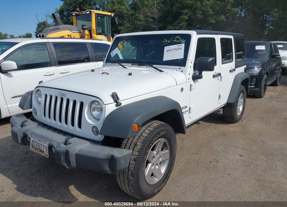2017 JEEP WRANGLER UNLIMITED SPORT 4X4 VIN: 1C4BJWDG2HL740627