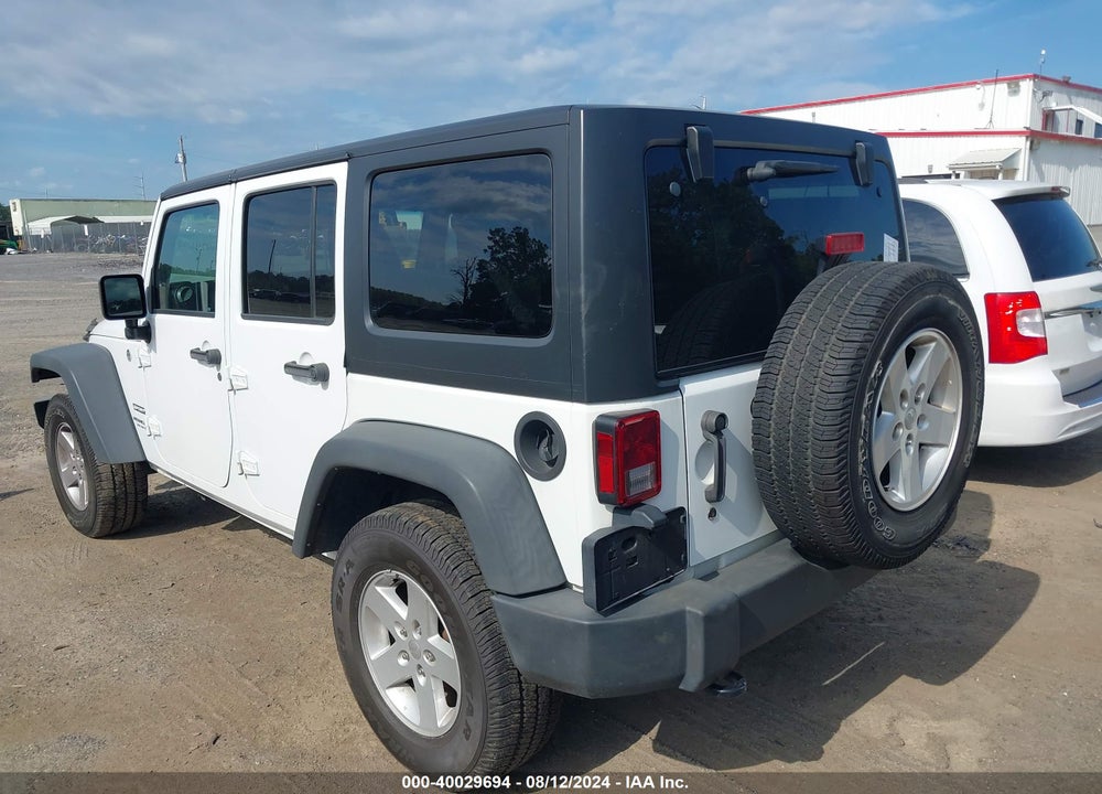 2017 JEEP WRANGLER UNLIMITED SPORT 4X4 VIN: 1C4BJWDG2HL740627