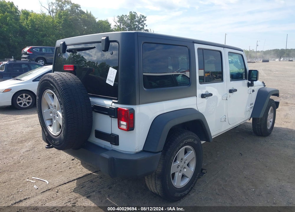 2017 JEEP WRANGLER UNLIMITED SPORT 4X4 VIN: 1C4BJWDG2HL740627