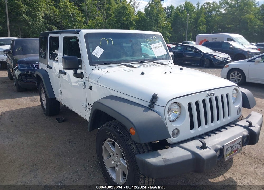 2017 JEEP WRANGLER UNLIMITED SPORT 4X4 VIN: 1C4BJWDG2HL740627