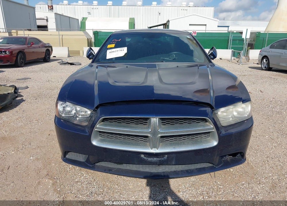 2013 DODGE CHARGER SE VIN: 2C3CDXBG8DH706515