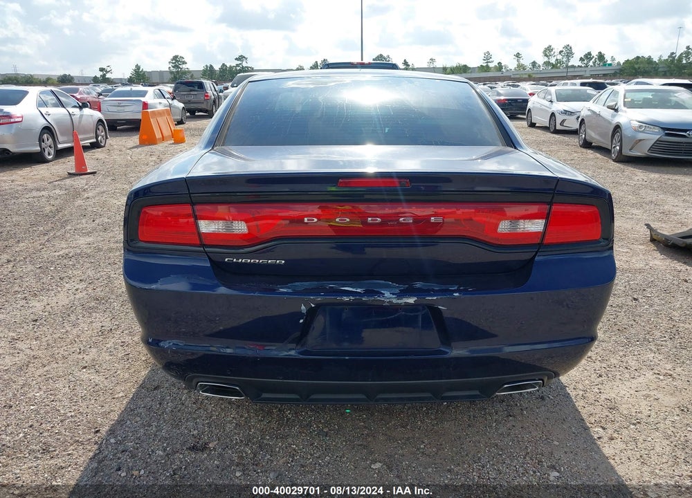 2013 DODGE CHARGER SE VIN: 2C3CDXBG8DH706515