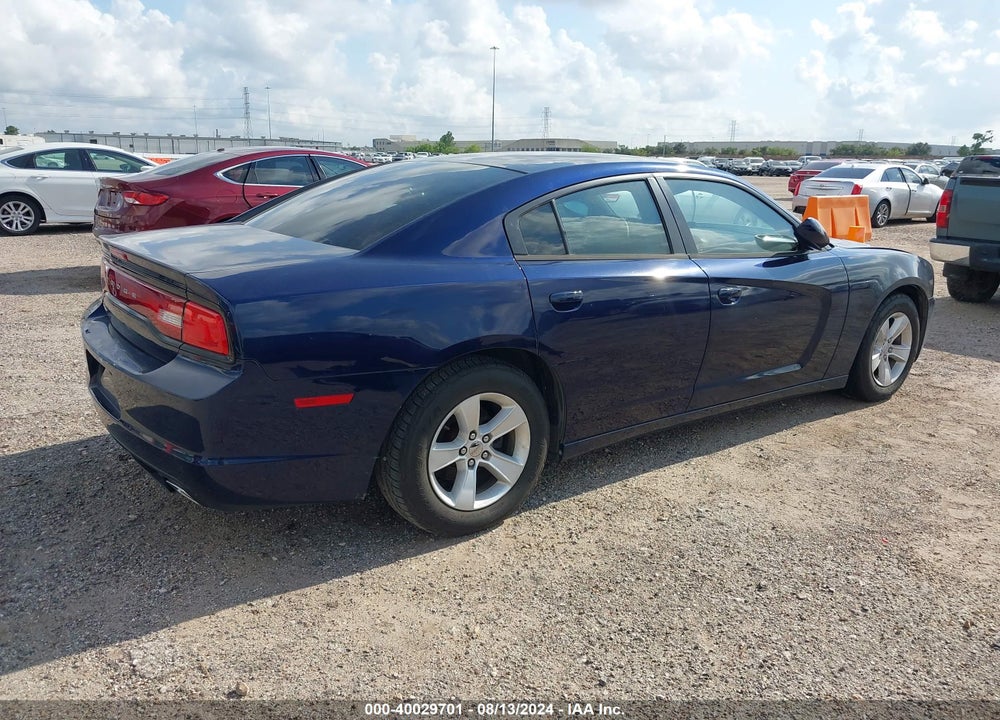 2013 DODGE CHARGER SE VIN: 2C3CDXBG8DH706515