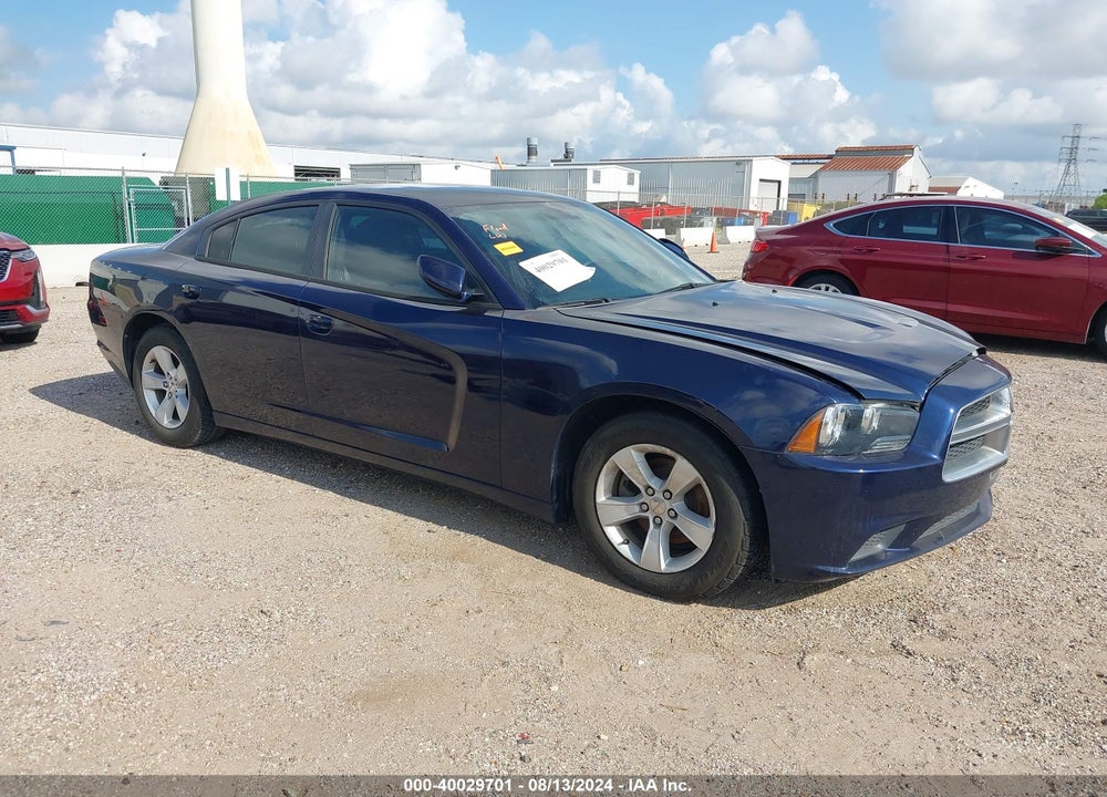 2013 DODGE CHARGER SE VIN: 2C3CDXBG8DH706515
