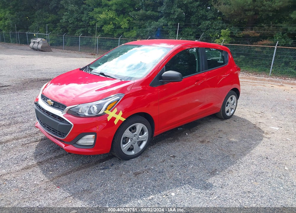 2020 CHEVROLET SPARK FWD LS AUTOMATIC VIN: KL8CB6SA0LC445625