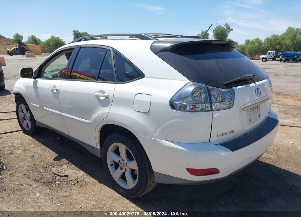 2007 LEXUS RX 350 VIN: 2T2GK31U37C018600