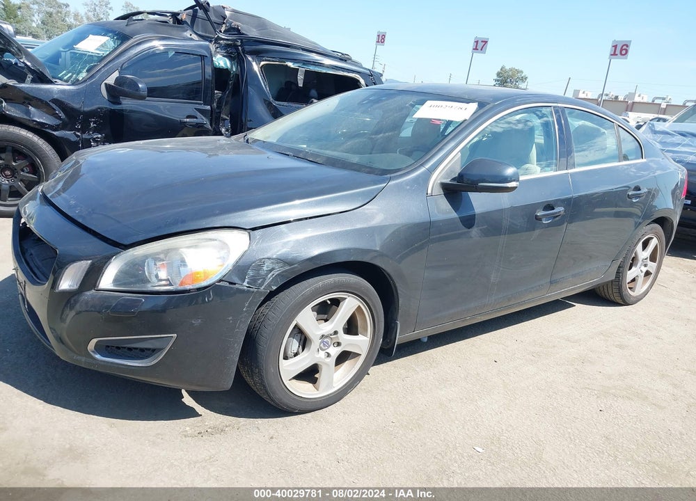 2012 VOLVO S60 T5 VIN: YV1622FSXC2122358