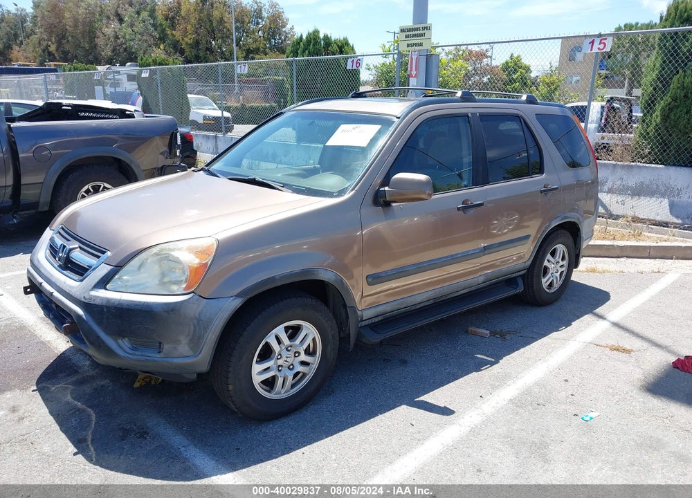 2002 HONDA CR-V EX VIN: JHLRD78862C080617