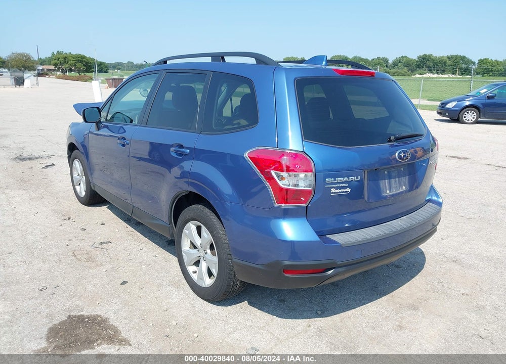 2016 SUBARU FORESTER 2.5I PREMIUM VIN: JF2SJADC6GH473513