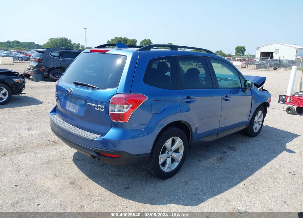 2016 SUBARU FORESTER 2.5I PREMIUM VIN: JF2SJADC6GH473513