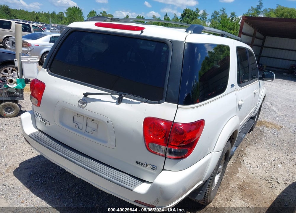 2006 TOYOTA SEQUOIA SR5 V8 VIN: 5TDZT34A86S272479