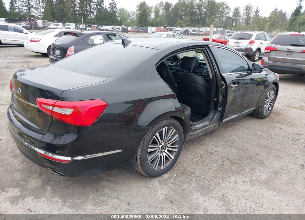 2014 KIA CADENZA PREMIUM VIN: KNALN4D75E5162775