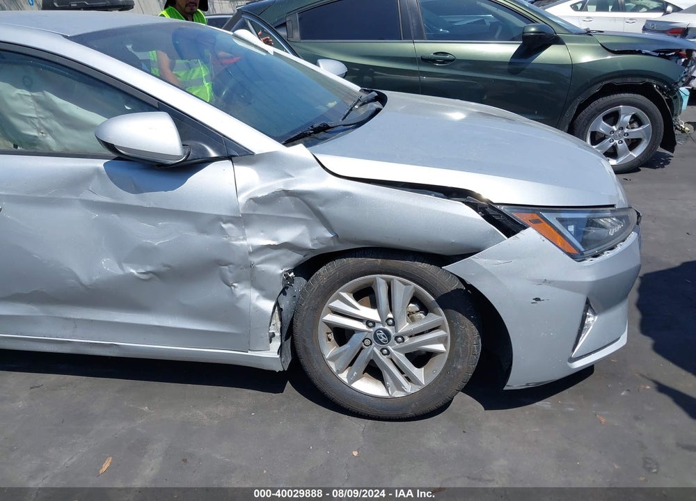 2019 HYUNDAI ELANTRA VIN: KMHD84LFXKU753155