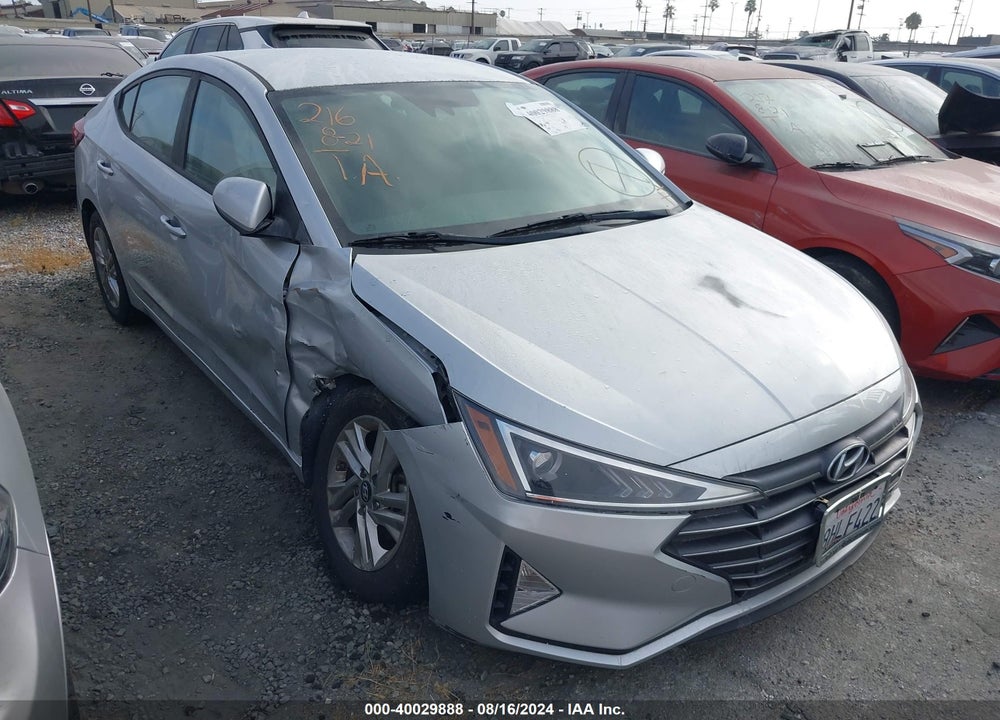 2019 HYUNDAI ELANTRA VIN: KMHD84LFXKU753155