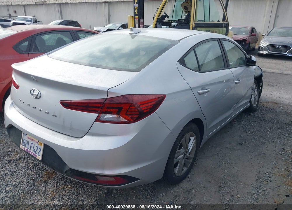 2019 HYUNDAI ELANTRA VIN: KMHD84LFXKU753155
