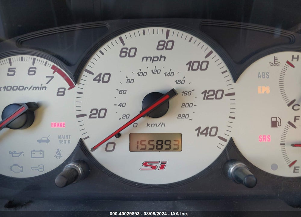 2003 HONDA CIVIC SI VIN: SHHEP33583U400340