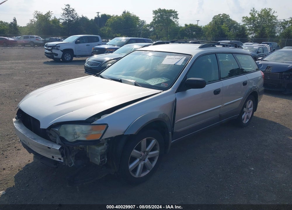 2007 SUBARU OUTBACK 2.5I VIN: 4S4BP61C577332352