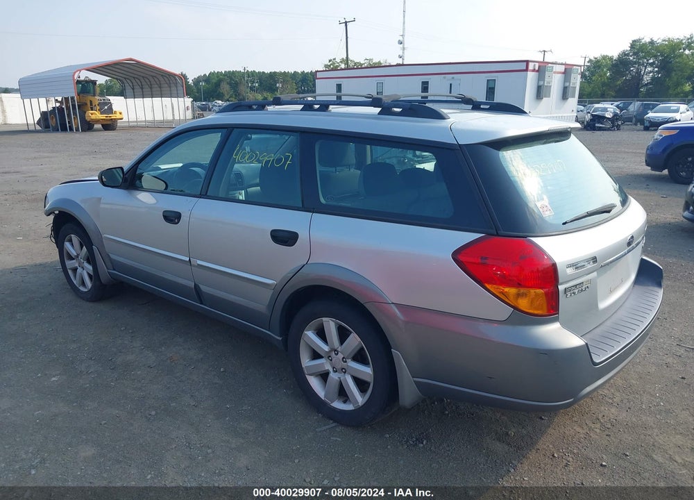 2007 SUBARU OUTBACK 2.5I VIN: 4S4BP61C577332352