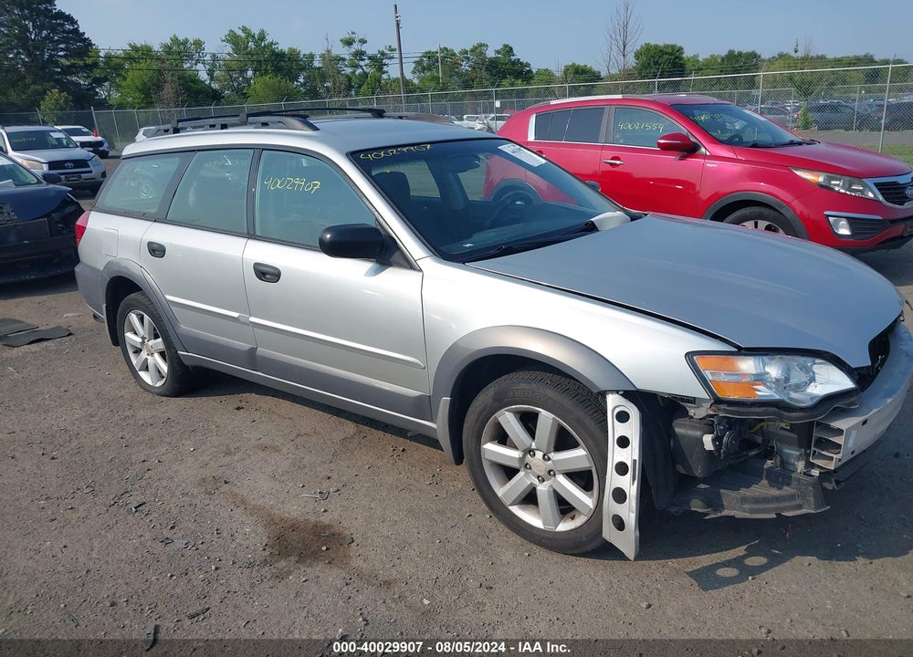 2007 SUBARU OUTBACK 2.5I VIN: 4S4BP61C577332352