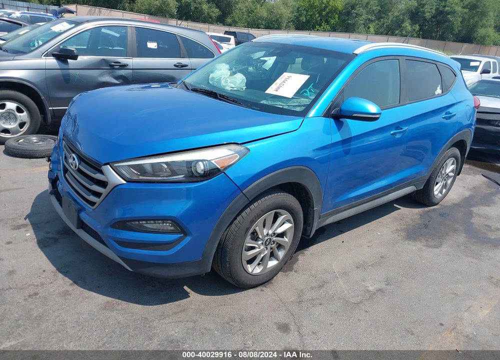 2017 HYUNDAI TUCSON ECO VIN: KM8J3CA27HU346284