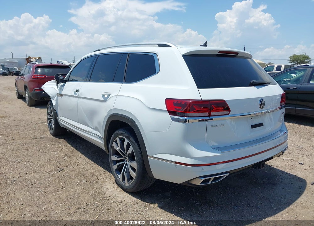 2022 VOLKSWAGEN ATLAS 3.6L V6 SEL PREMIUM R-LINE VIN: 1V2FR2CA8NC513825