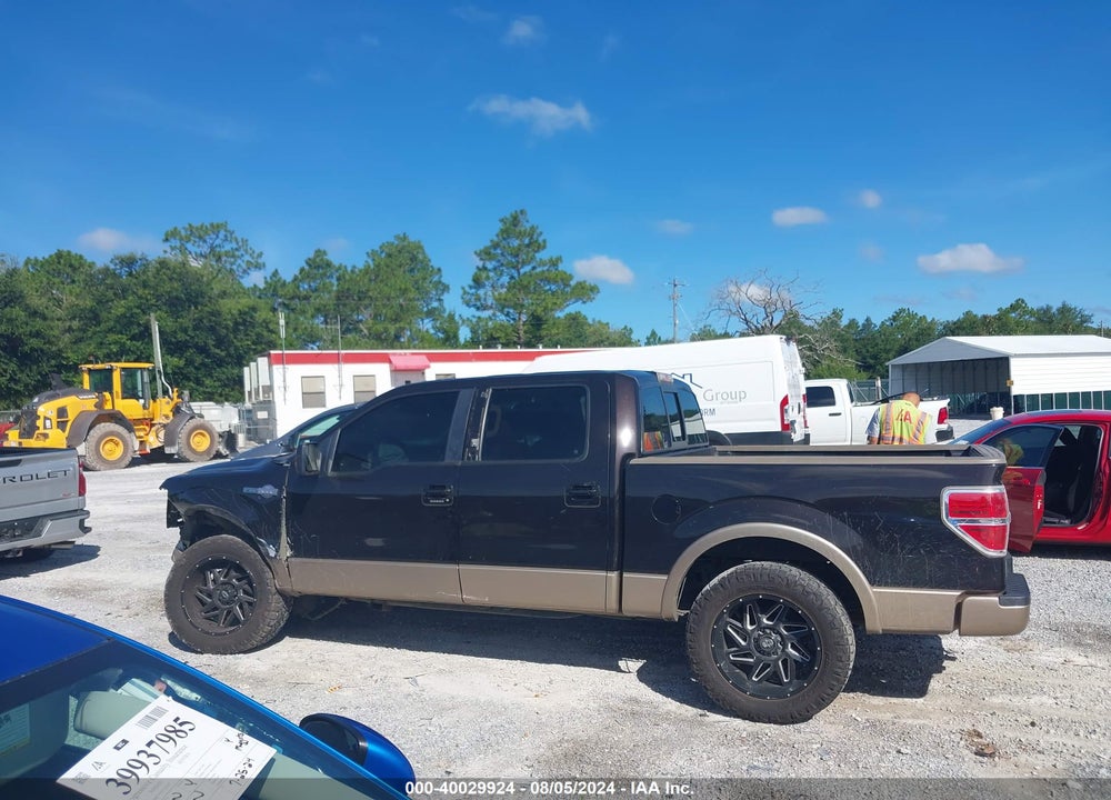 2013 FORD F-150 KING RANCH VIN: 1FTFW1CT4DKF76334